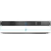 1U Vented Rack-Mount Panel for 19 inch Equipment and Server Racks